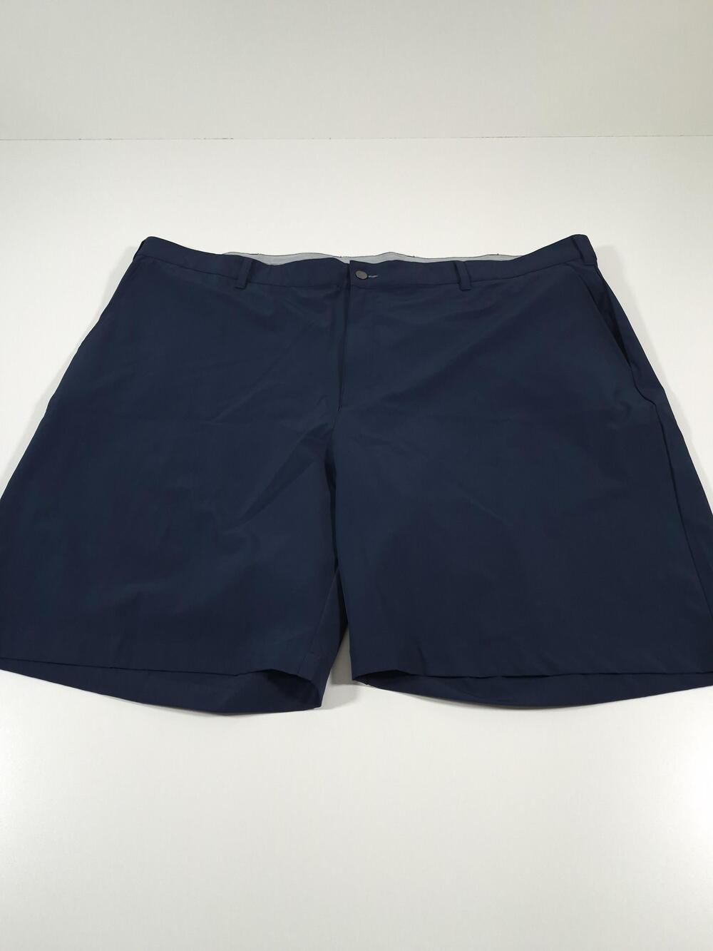 Adidas Shorts Mens 52 Blue Chino 9" Inseam Golf Performance Stretch Casual